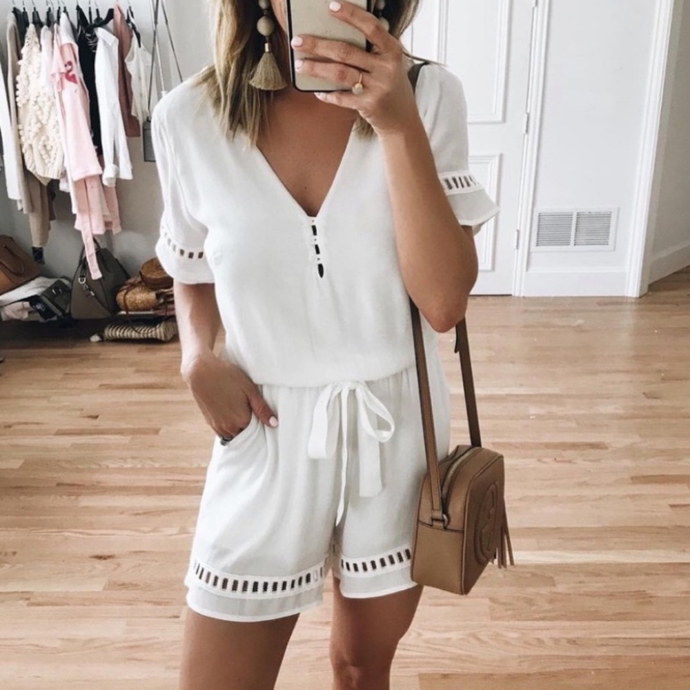 White Romper